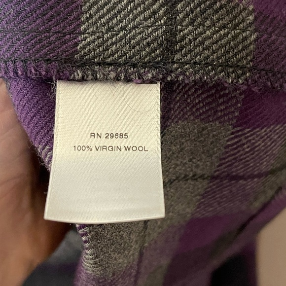 Pendleton Women's Purple Plaid Blazer - Picture 4 of 7